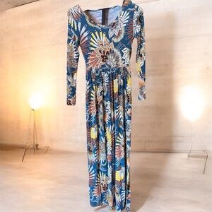 🌊✨ Mediterranean-Inspired Maxi Dress | Rayon & Spandex | Pockets!